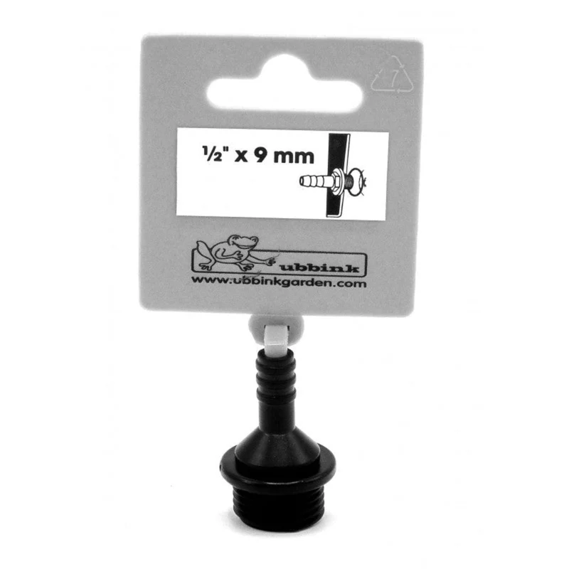 Embout à olive filetage mâle 1 x Ø mm tuyau - Ø13 (½") x Ø9 mm