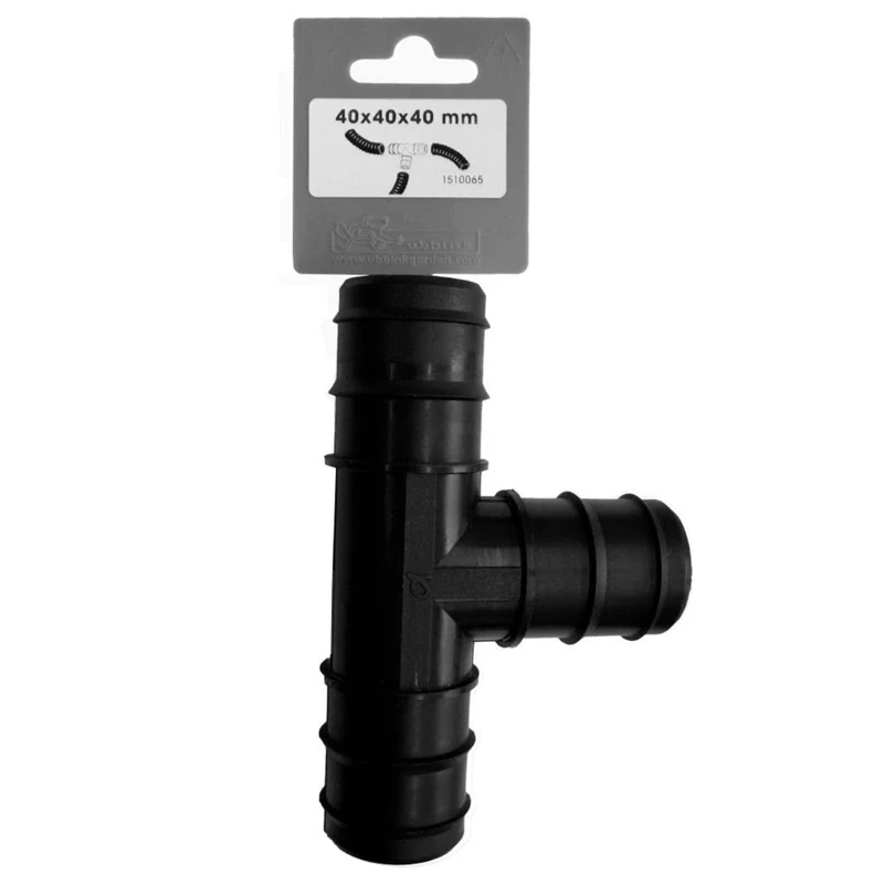 Raccord de tuyaux, dérivation pièce en T, 3 x - Ø40 (1½") x Ø40 (1½") x Ø40 (1½") mm