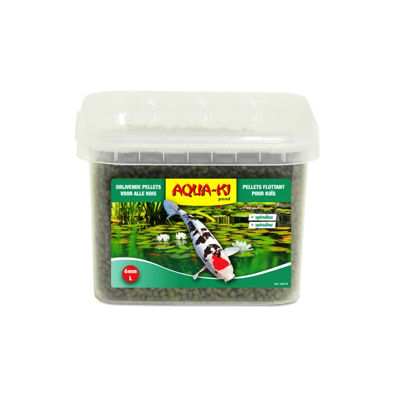 AQUA-KI KOI SPIRULINE 6,0 MM 3,5 L - 1,30 KG SEAU