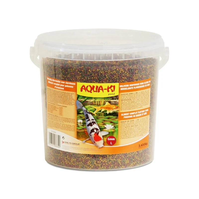 AQUA-KI ORANGE POND 3 COULEURS 6,0 MM 10 L - 3,4 KG SEAU