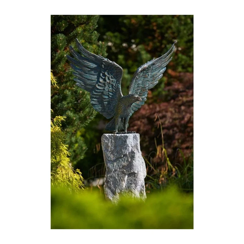 Weißkopf-Seeadler, 78 cm hoch, handbemalt