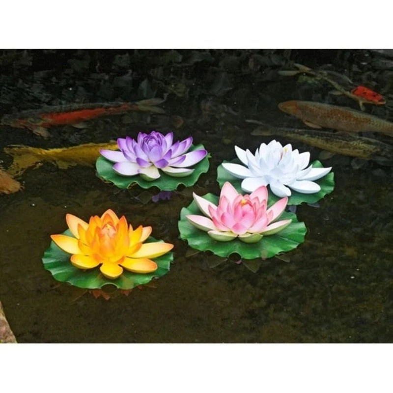 Nénuphar de décoration Maxi - coloris violet - Ø28 cm