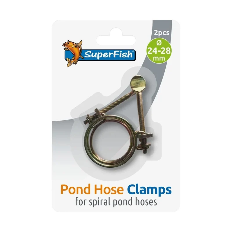 SPIRAL POND HOSE CLAMP 24-28 MM 2X