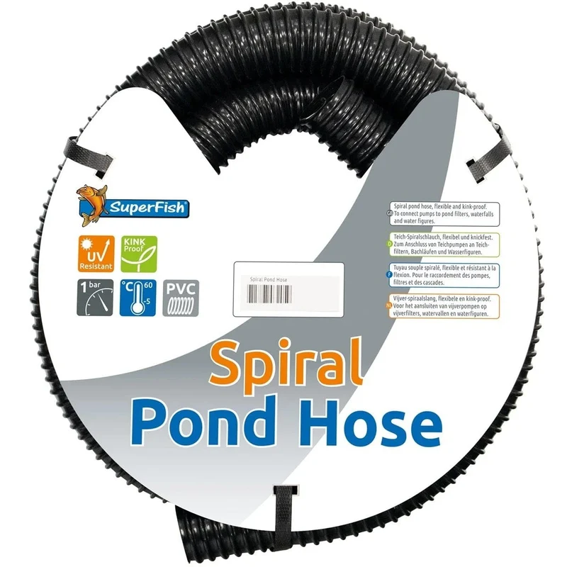 BLACK SPIRAL POND HOSE 20 MM 30 M