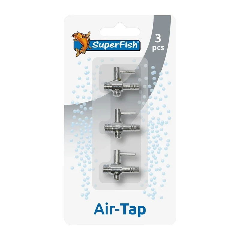 SF BRASS AIR SCREW VALVE BLISTER 3X