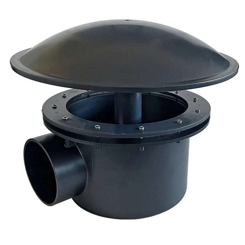 BOTTOM DRAIN 110 MM DOMED