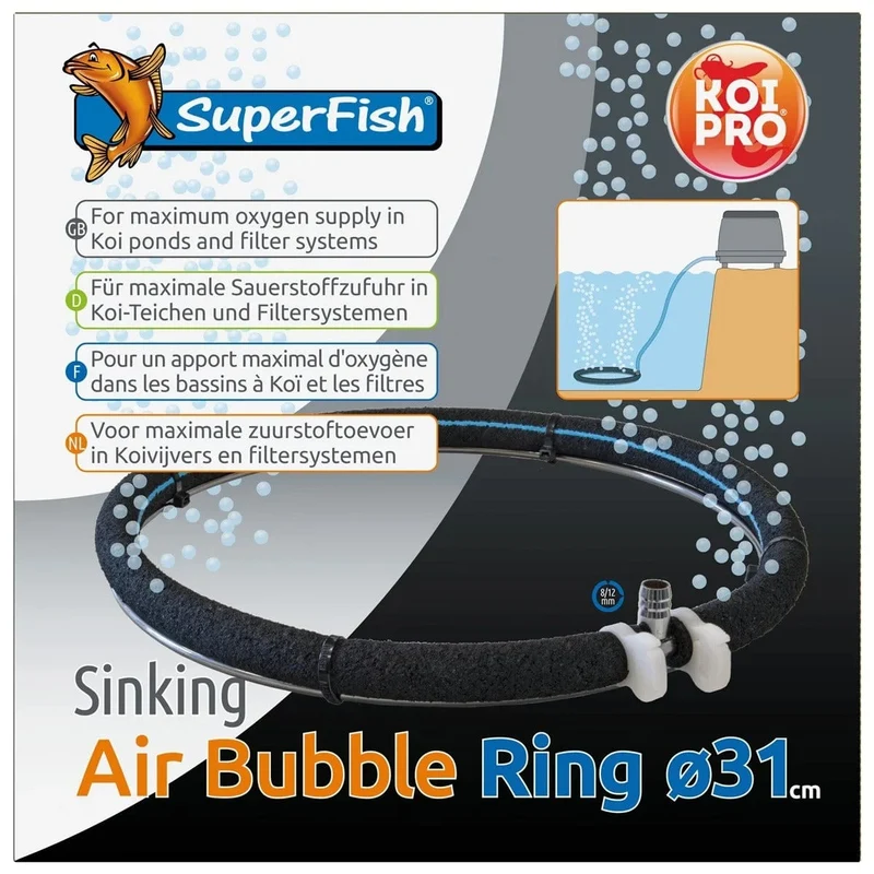 KOI PRO SINKING AIR BUBBLE RING Ø 31CM
