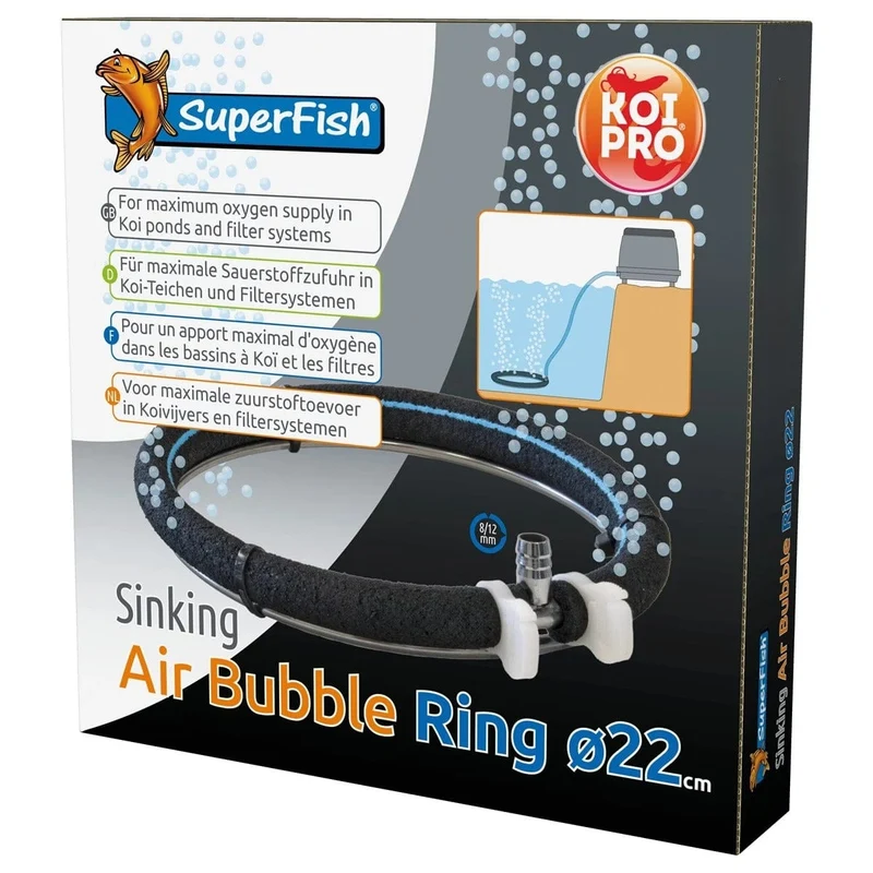 KOI PRO SINKING AIR BUBBLE RING Ø 22CM