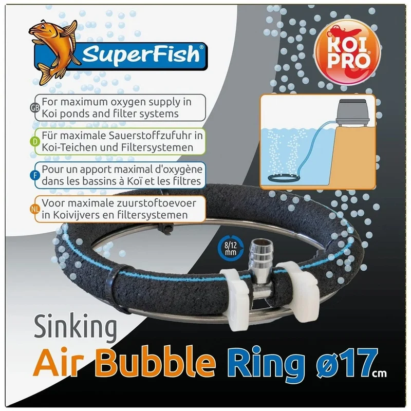 KOI PRO SINKING AIR BUBBLE RING Ø 17CM
