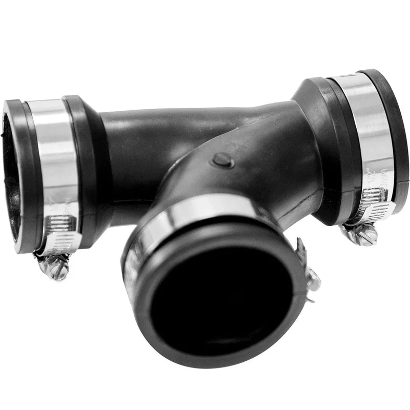 FLEX TEE 90 MM - Y Flexible en Caoutchouc 90MM