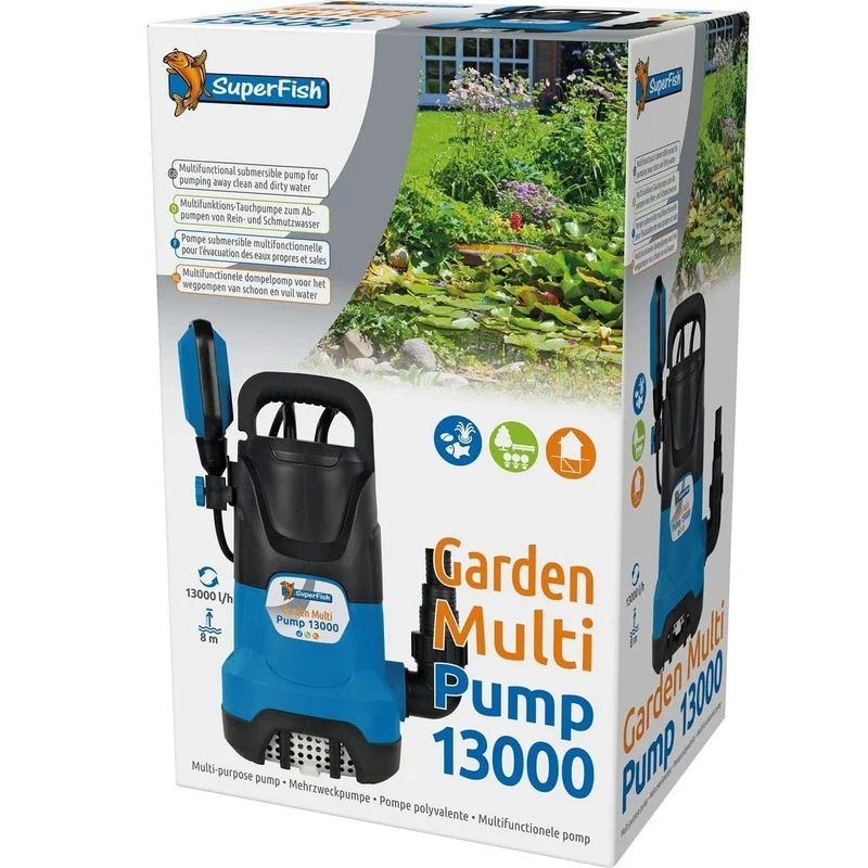 SF GARDEN MULTI PUMP 13000 - Pompe de Jardin Vide Cave Superfish - 13.000L/H