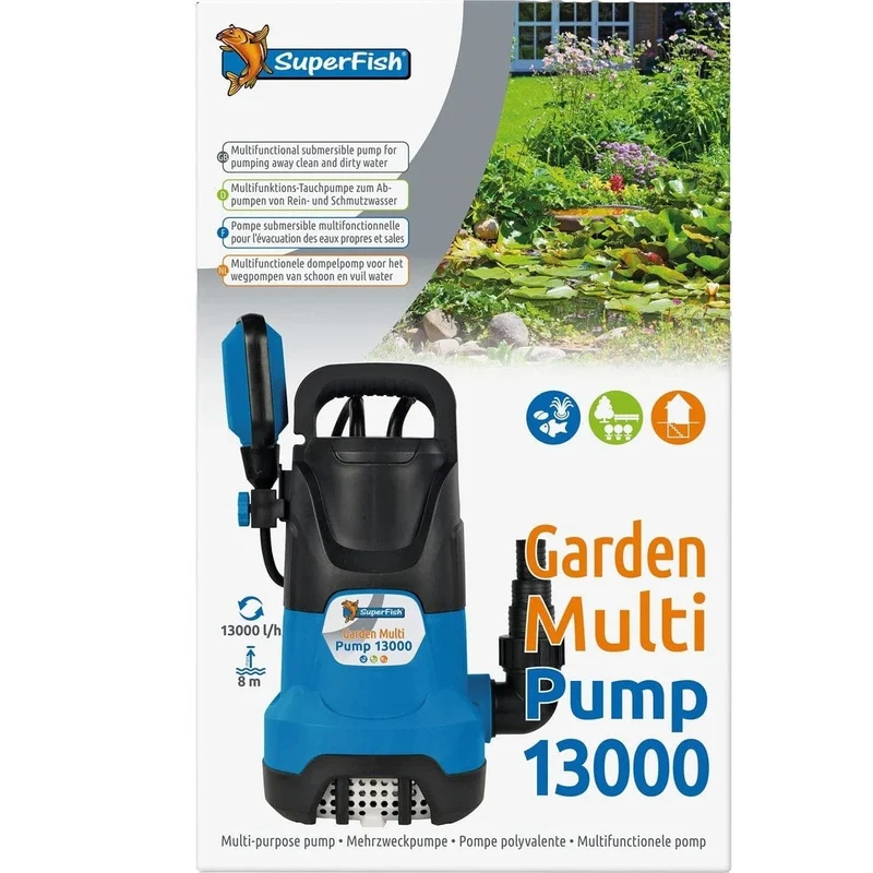 SF GARDEN MULTI PUMP 13000 - Pompe de Jardin Vide Cave Superfish - 13.000L/H