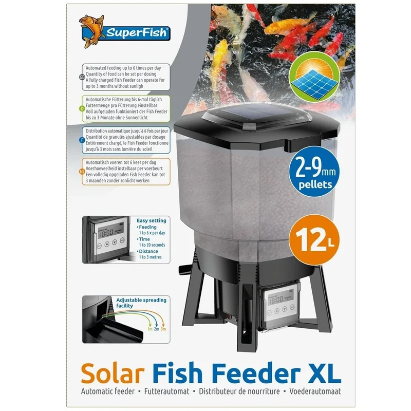 SF SOLAR FISH FEEDER XL - Distributeur Solaire pour Poissons