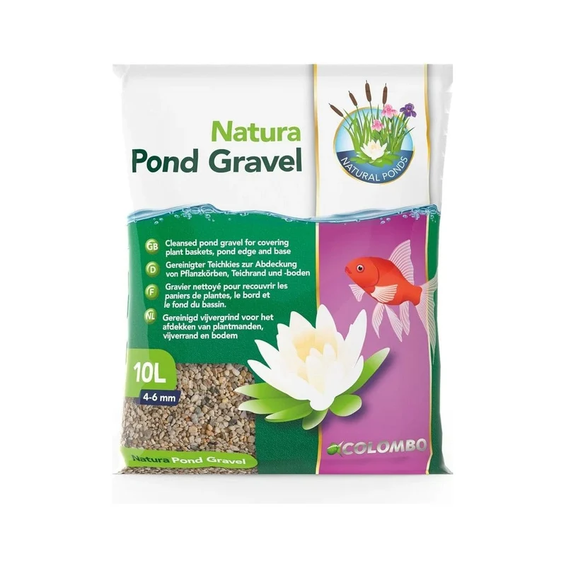 COLOMBO NATURA GRAVEL 15KG/10 L 4-6 MM