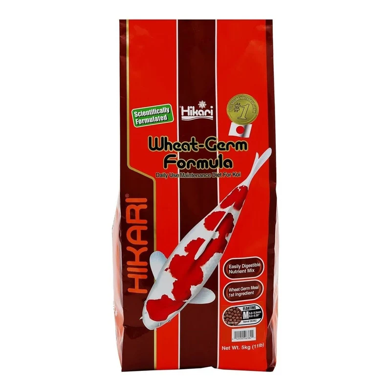 Hikari Wheat-Germ Flottant - Medium 5kg - Facile à digérer, même en hiver !