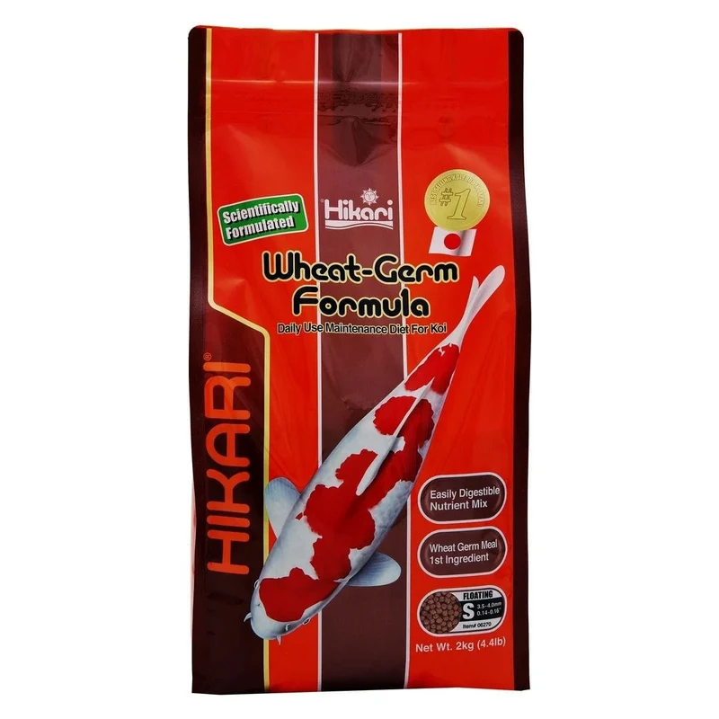 Hikari Wheat-Germ Flottant - Mini 2kg - Facile à digérer, même en hiver !