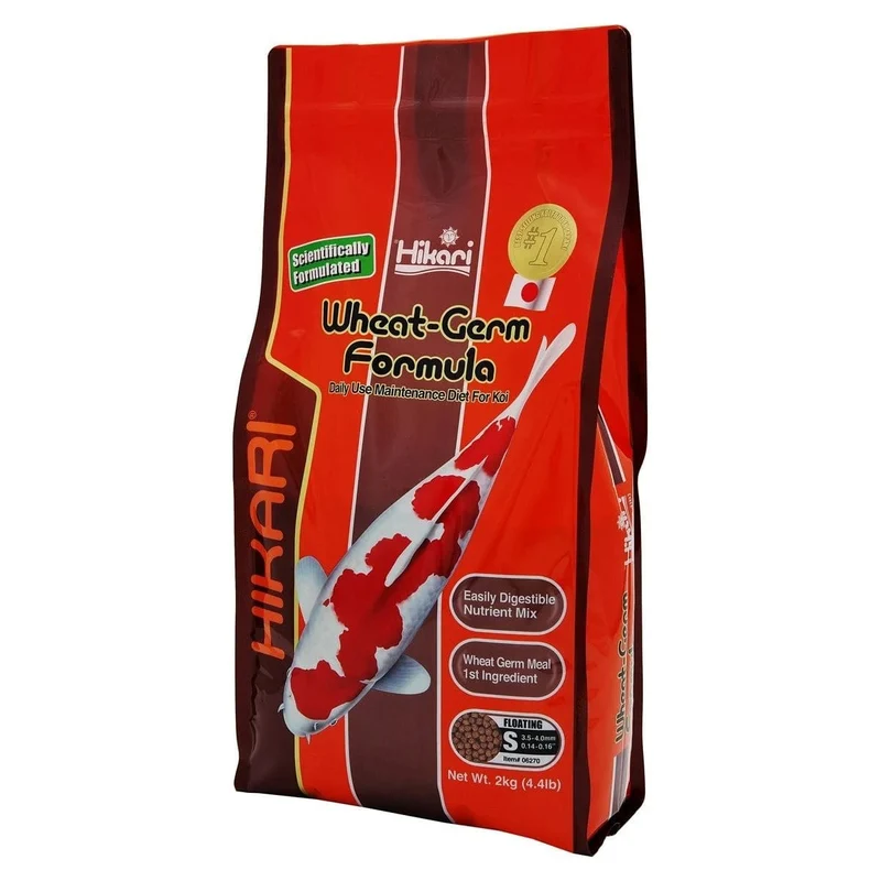 Hikari Wheat-Germ Flottant - Mini 2kg - Facile à digérer, même en hiver !
