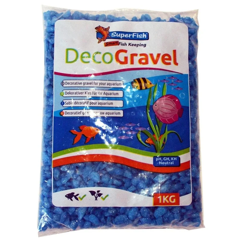 SF DECO GRAVEL NEON BLUE 1 KG