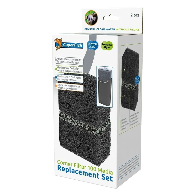 SF CORNER FILTER 100 MEDIA REPLACEMENT SET - Superfish