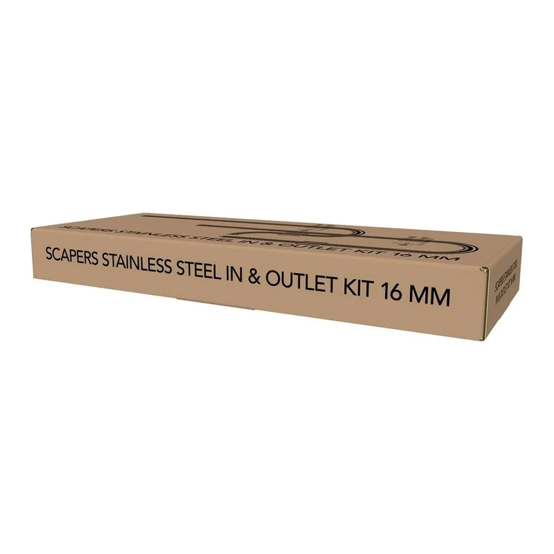 SF SCAPERS STAINLESS STEEL IN&OUTLET KIT 16 MM