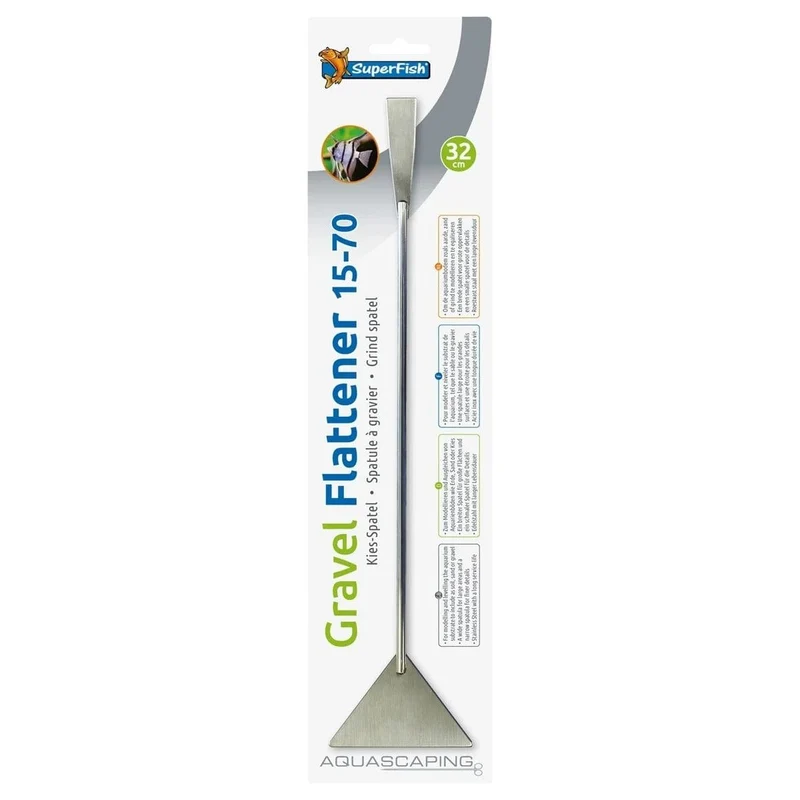 SF STAINLESS STEEL GRAVEL FLATTENER 32 CM
