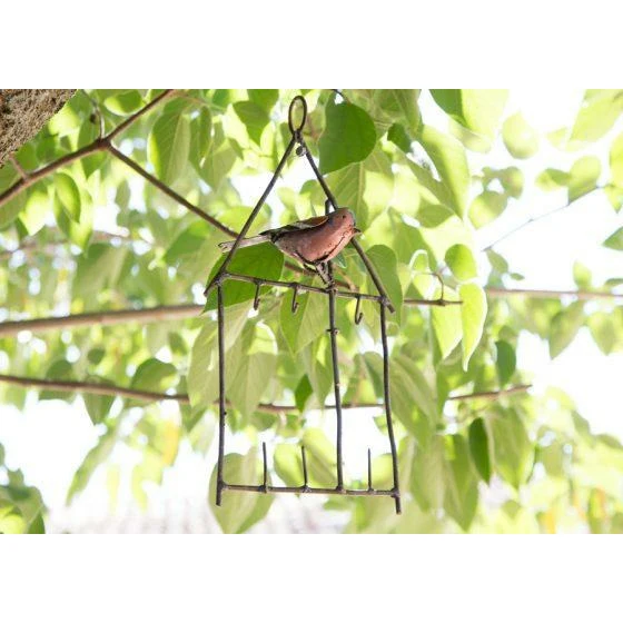 Pinson – porte graisse modèle maison - Accessoire décoratif pour oiseaux