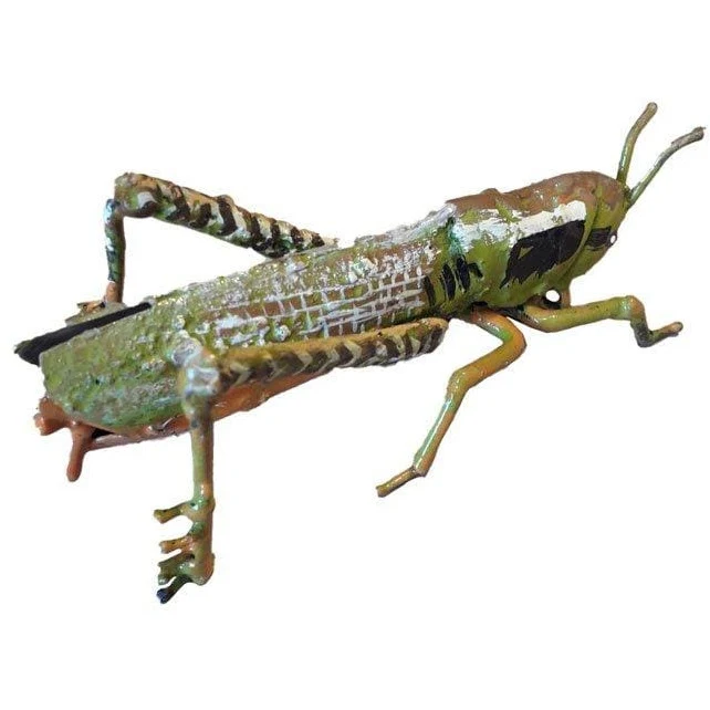 Criquet PM - Insecte décoratif en métal recyclé