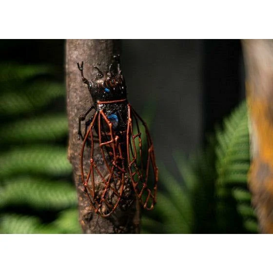 Cigale PM - Insecte décoratif en métal recyclé