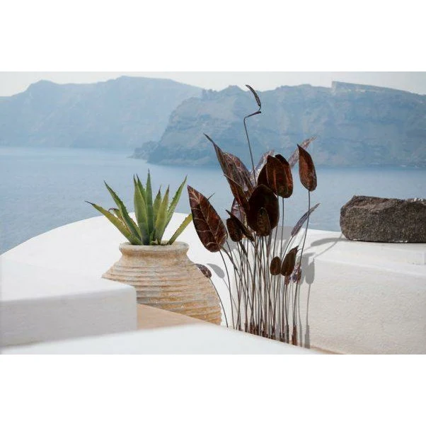 Groupe de colocasia - Végétal décoratif en métal recyclé