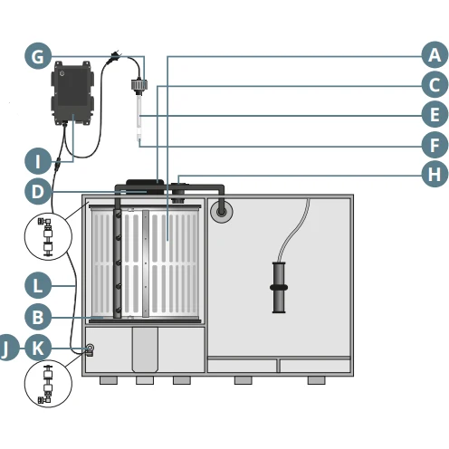 Pièces détachées pour Combi Drum - Koi Pro Superfish