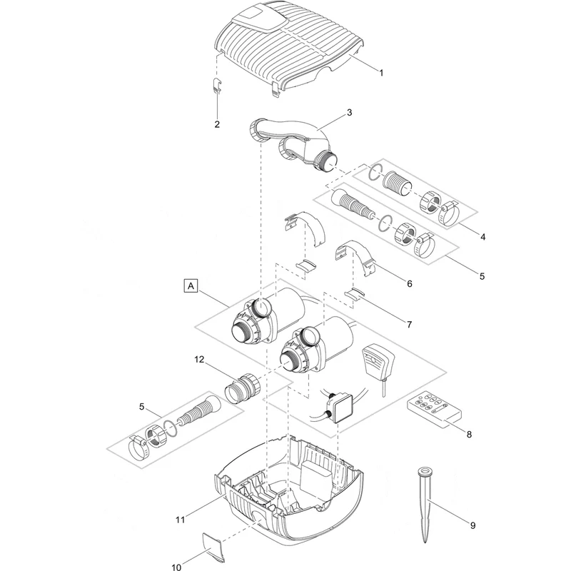 Pièces détachées pour AquaMax Eco Twin 30000