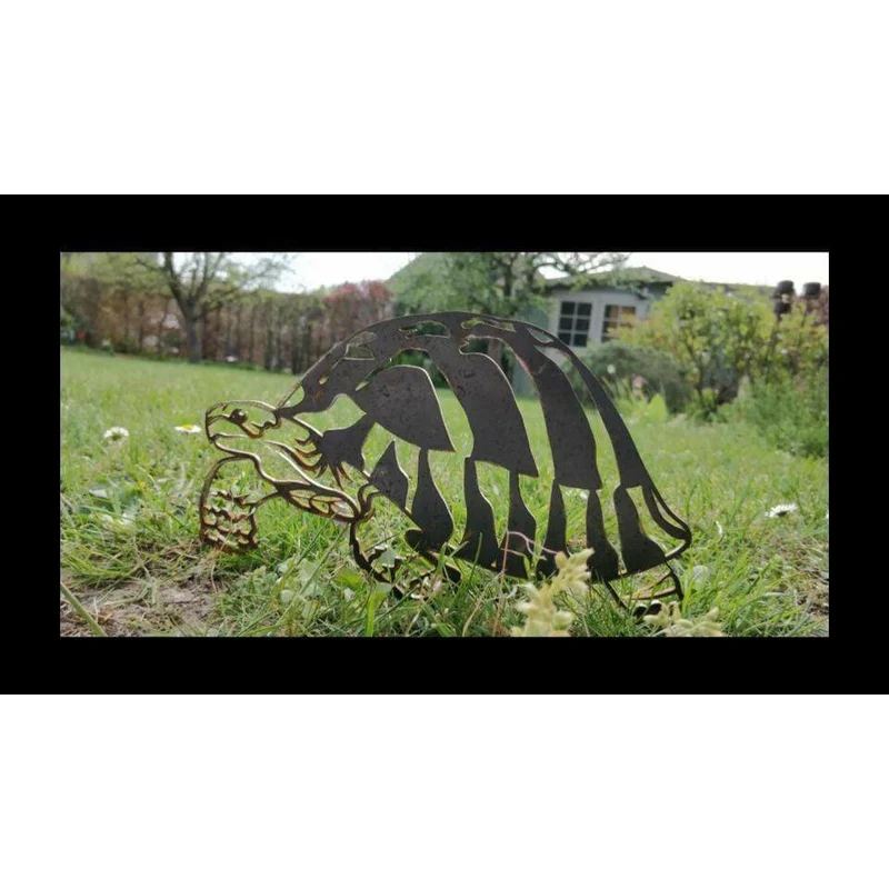 Tortue - Silhouette en acier corten