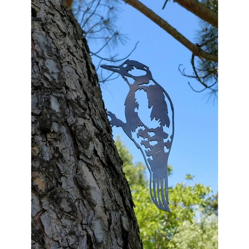 Pic-épeiche - Silhouette en acier corten