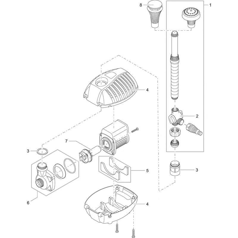 Pièces détachées pour Aquarius Fountain Set Eco 7500