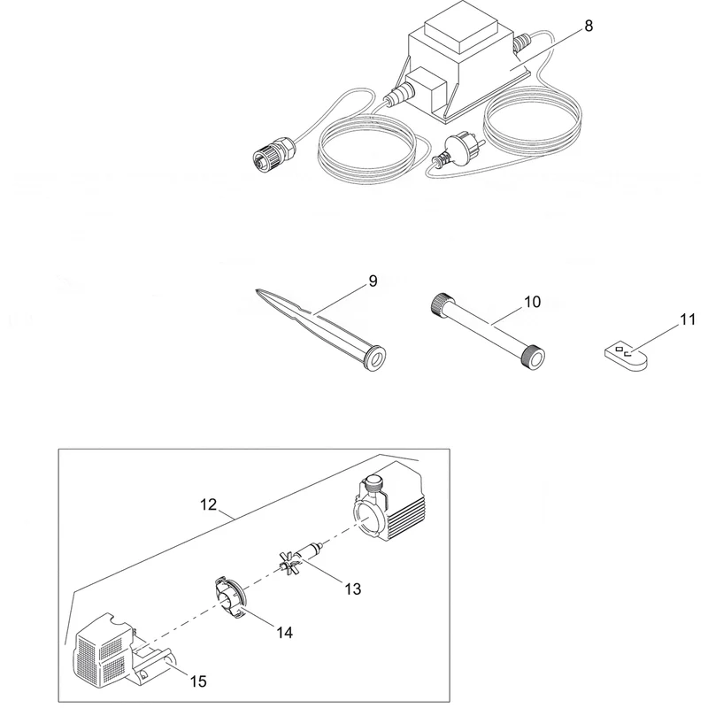 Pièces détachées pour Water Trio