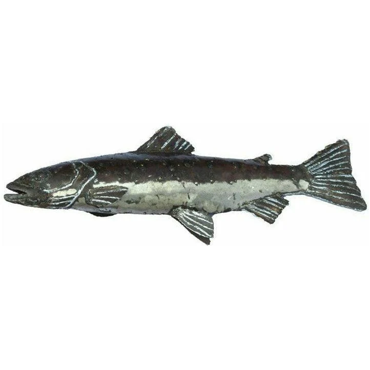 Truite - Poisson décoratif en métal recyclé