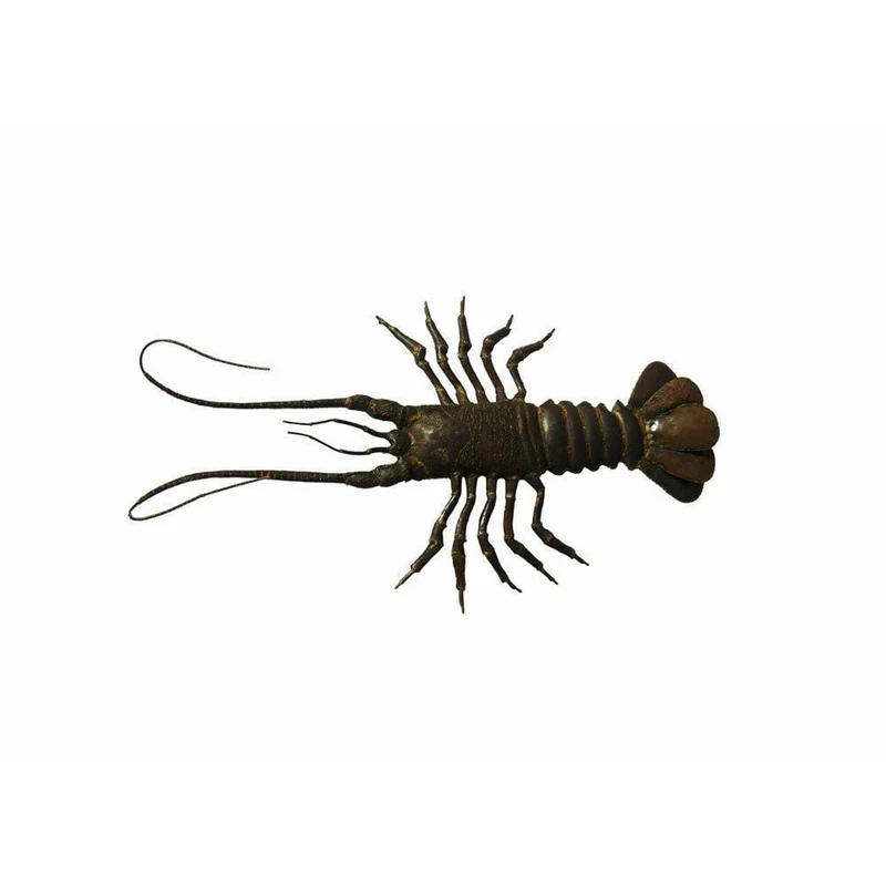 Langouste - Poisson décoratif en métal recyclé