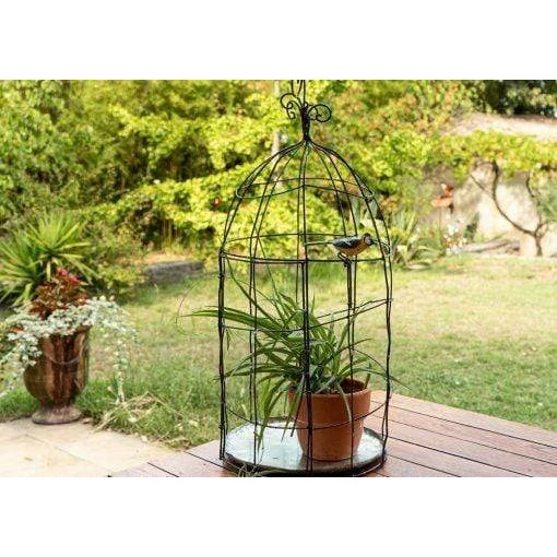 Cage GM (avec un oiseau offert) - Animal décoratif en métal recyclé