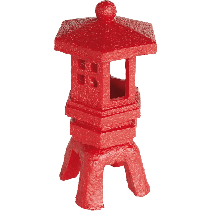 SF Zen Deco Lanterne rouge 8,5CM - Aquarium Déco Japonaise
