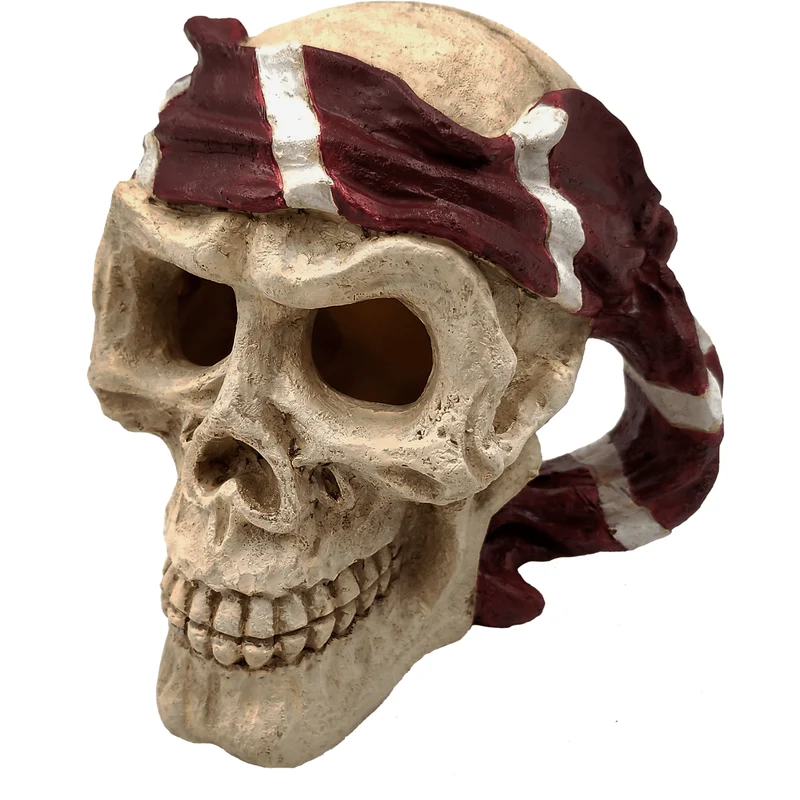 SF Deco Crâne Pirate rouge