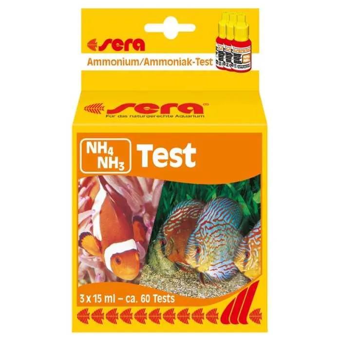 Sera Test NH4/NH3 - Ammonium/Ammoniaque - Test en gouttes