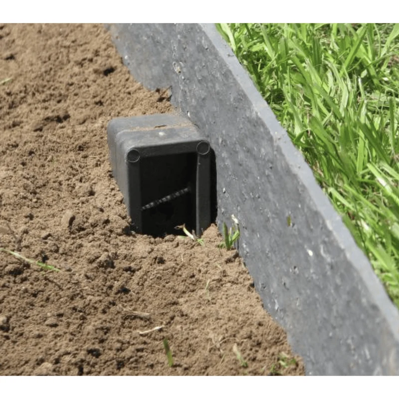 Piquet Ecopic Gris - 38CM x 4CM x 4CM - Piquet pour bordure Ecolat ECOO