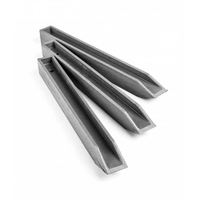 Piquet Ecopic Gris - 58CM x 4CM x 4CM - pour bordure Ecolat