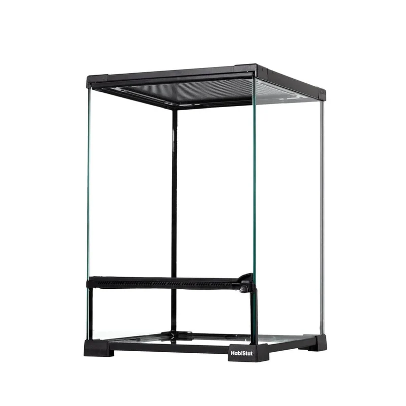 HABISTAT GLASS TERRARIUM 30 X 30 X 45CM BUILT