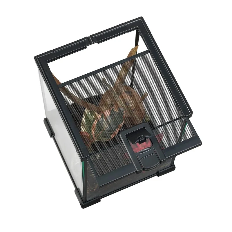 HABISTAT MINI GLASS TERRARIUM 20 X 20 X 30CM BUILT