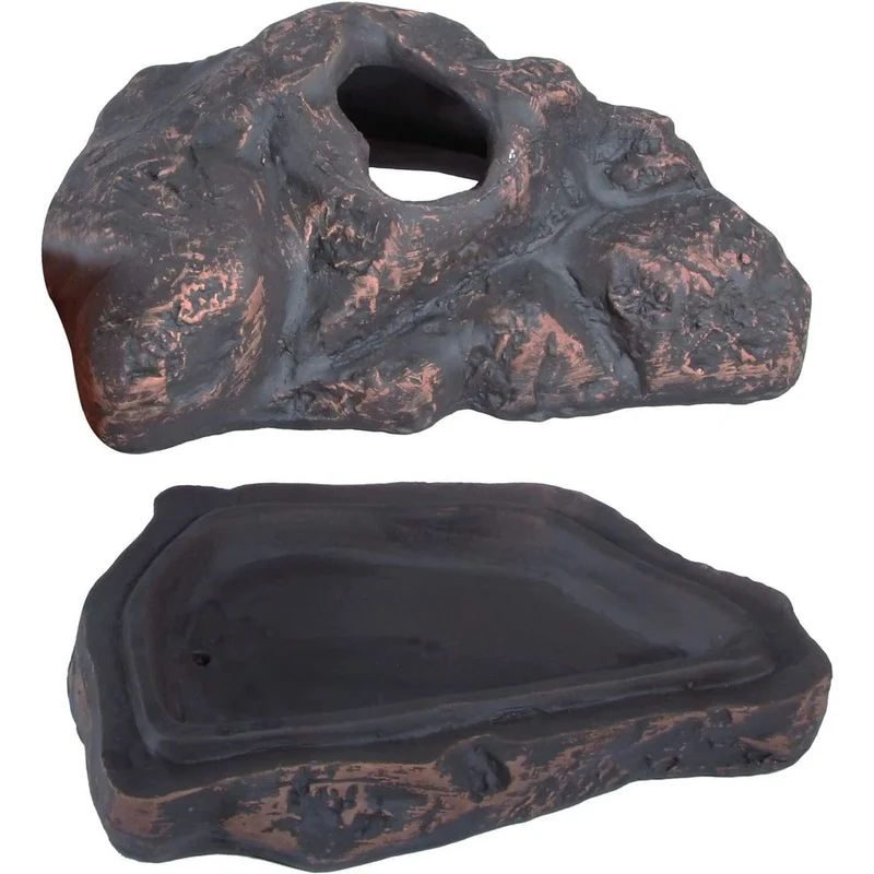 REPTO DECO SHELTER BROWN S