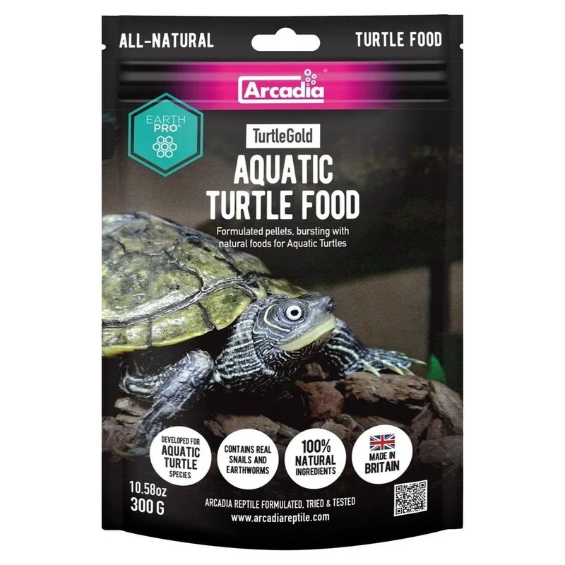 Arcadia Earth Pro Turtle Gold 300g | Nourriture naturelle pour tortues aquatiques