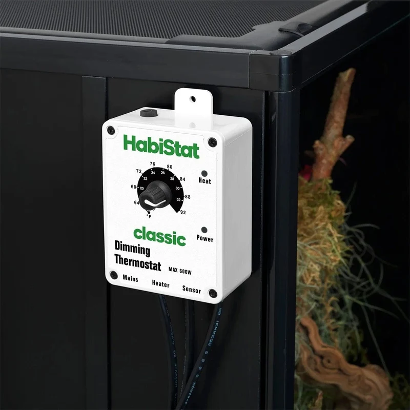 HABISTAT DIMMER THERMOSTAT WHITE 600 WATT