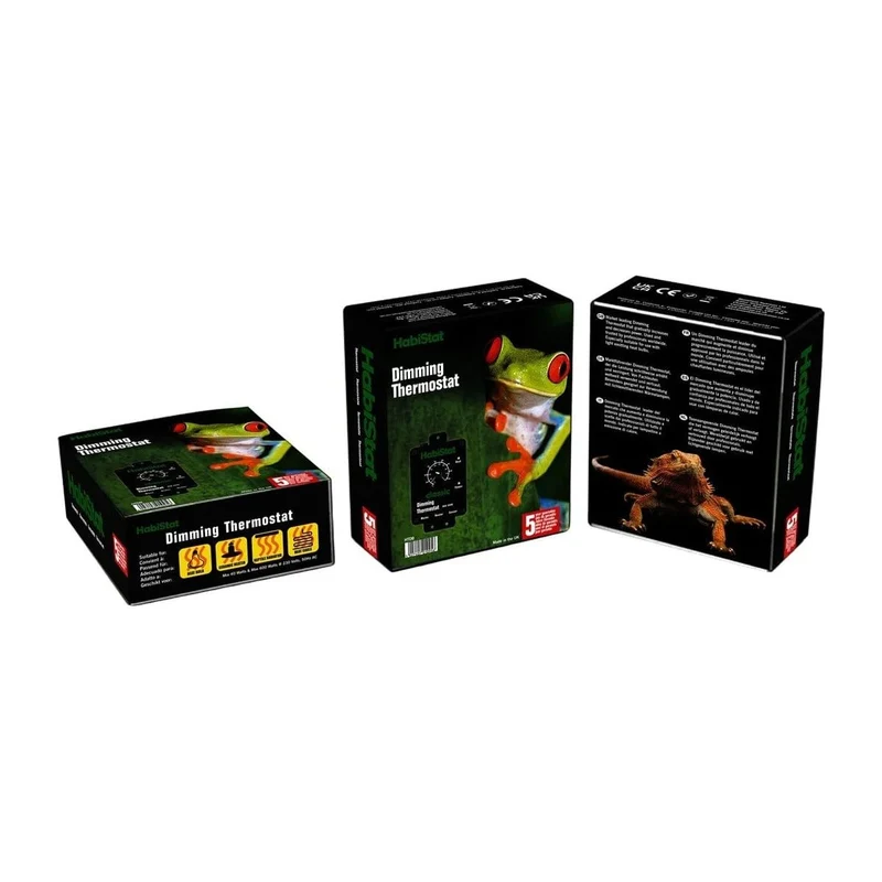 HABISTAT DIMMER THERMOSTAT BLACK 600 WATT