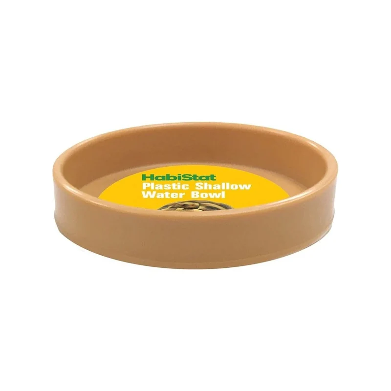 HABISTAT ROUND PLASTIC WATER BOWL 13 X 13 X 2.5CM